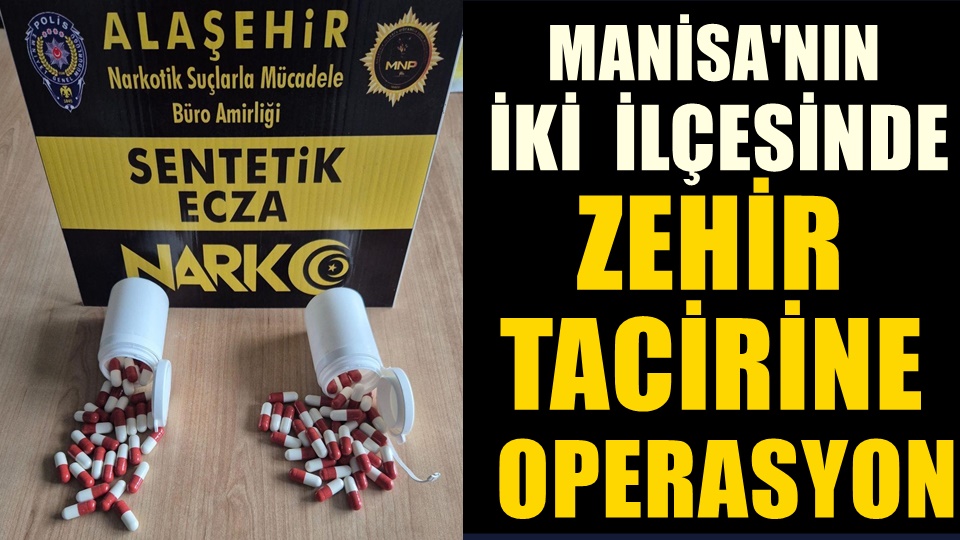 Manisa'da uyuşturucu operasyonu: 1 tutuklama