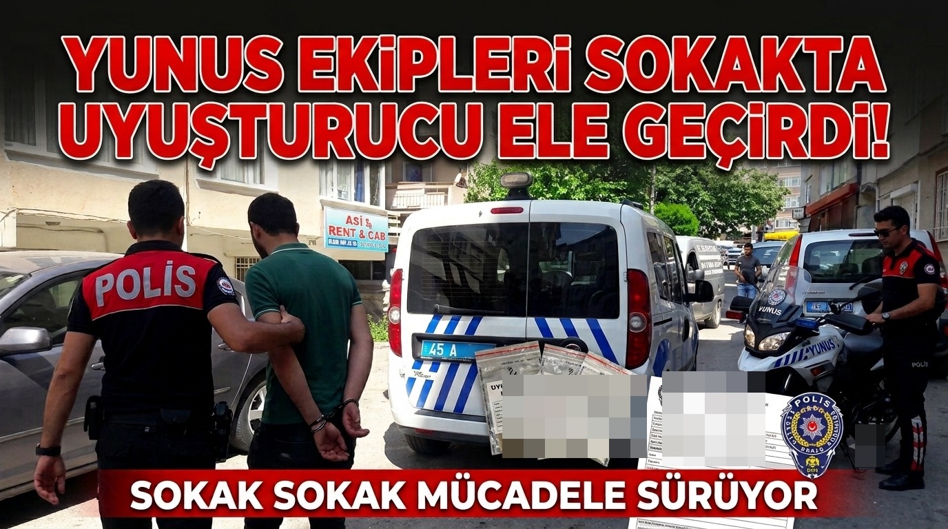 Manisa'da yunus ekipleri  uyuşturucu ele geçirdi