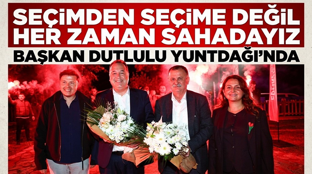 Manisa Büyükşehir Belediye Başkanı Dutlulu, Yuntdağı'nda vatandaşlarla bir araya geldi